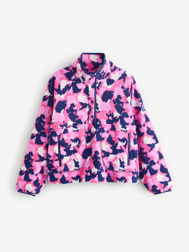 Gym + Coffee Pink Light Snap Polar Fleece - Image 7 of 7