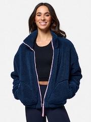 Gym + Coffee Blue Industry High Collar Jacket - Image 6 of 7
