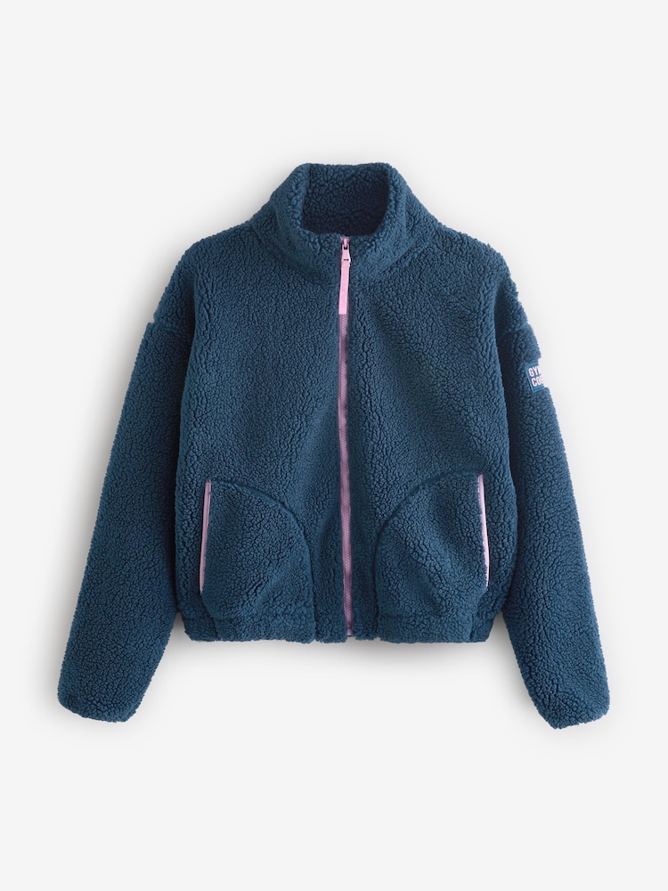 Gym + Coffee Blue Industry High Collar Jacket - Image 7 of 7 Gym + Coffee Blue Industry High Collar Jacket - Image 7 of 7
