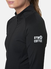 Gym + Coffee Black Relentless Full Zip Sweatshirt - Image 3 of 5
