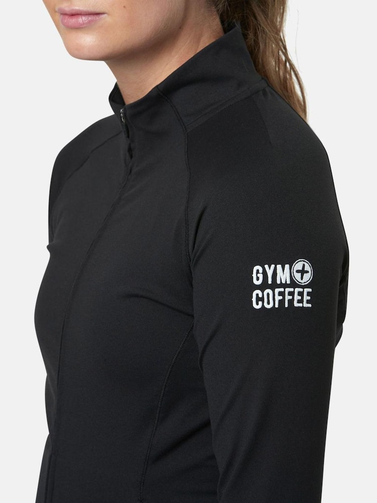 Gym + Coffee Black Relentless Full Zip Sweatshirt - Image 3 of 5