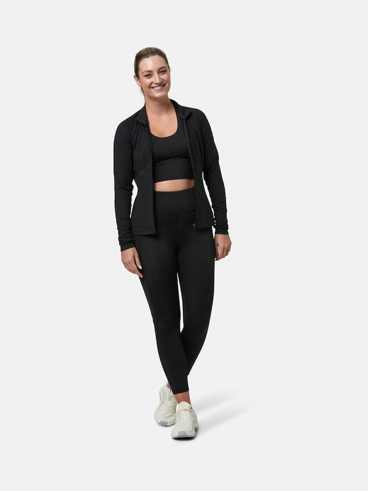 Gym + Coffee Black Relentless Full Zip Sweatshirt - Image 5 of 5