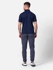 Gym + Coffee Blue Golf Polo Shirt - Image 2 of 6