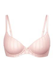 Victoria's Secret Purest Pink Stripe Demi Bra - Image 3 of 3