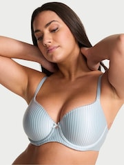 Victoria's Secret Blue Stripe Demi Bra - Image 1 of 2