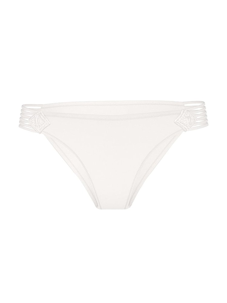 Victoria's Secret Coconut White Cheeky Macrame Bikini Bottoms - Image 3 of 3