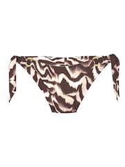 Victoria's Secret Zebra Brown Cheeky Bikini Bottoms - Image 3 of 3
