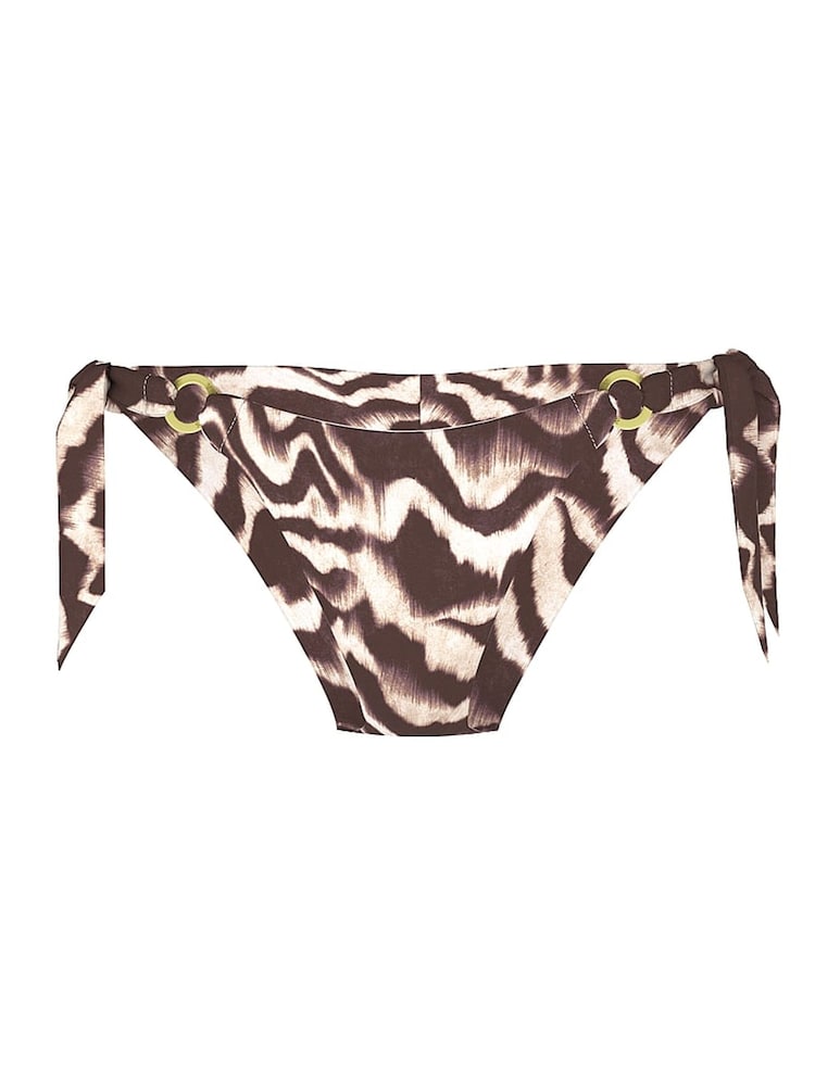 Victoria's Secret Zebra Brown Cheeky Bikini Bottoms - Image 3 of 3