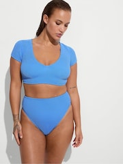 Dream On, Blau - Victoria's Secret Bikinioberteil in Crinkle-Optik - Image 3 of 3