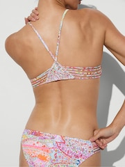 Victoria's Secret Paisley Pink Non Wired Macrame Bikini Top - Image 3 of 4