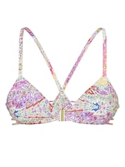 Victoria's Secret Paisley Pink Non Wired Macrame Bikini Top - Image 4 of 4
