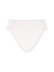 Victoria's Secret Coconut White High Waisted Macrame Bikini Bottoms - Image 3 of 3
