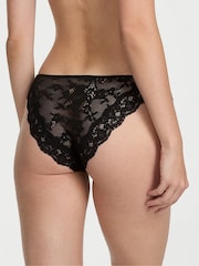 Victoria's Secret Black Bikini Lace Knickers - Image 2 of 2