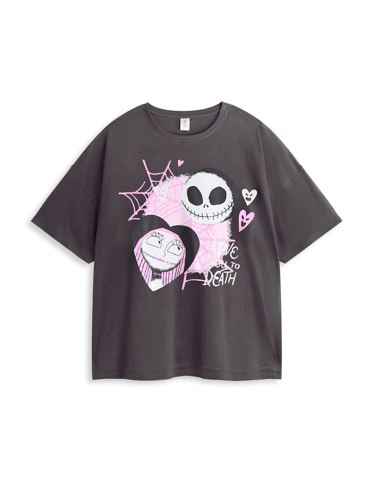 Vanilla Underground Pink Nightmare Before Christmas Adult Pyjamas Set - Image 4 of 6