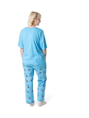 Vanilla Underground Blue Stitch Womens Pyjamas Set - Image 6 of 7