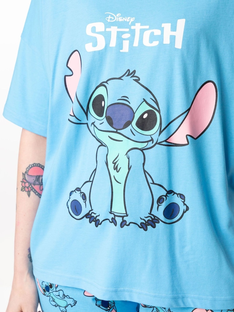 Vanilla Underground Blue Stitch Womens Pyjamas Set - Image 7 of 7