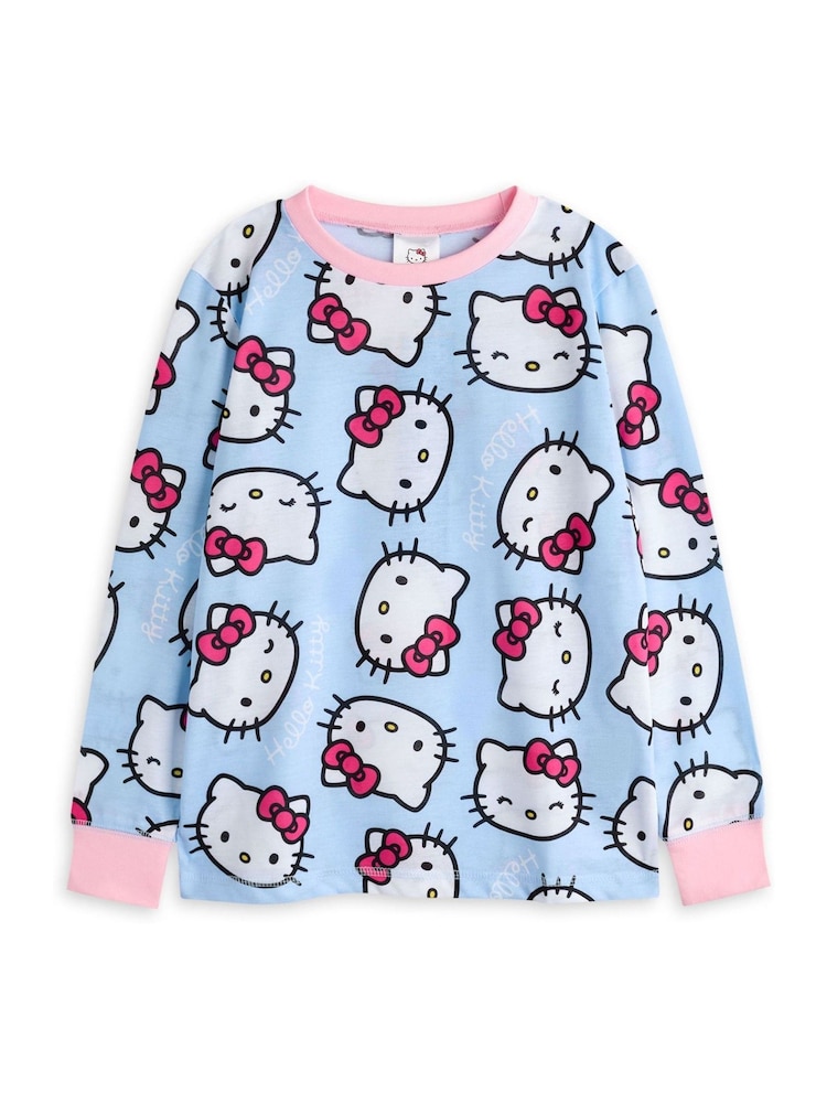 Vanilla Underground Pink Hello Kitty Girls Pyjamas 2 Pack Set - Image 2 of 5