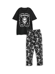 Vanilla Underground Black Nightmare Before Christmas Adult Pyjamas Set - Image 1 of 6