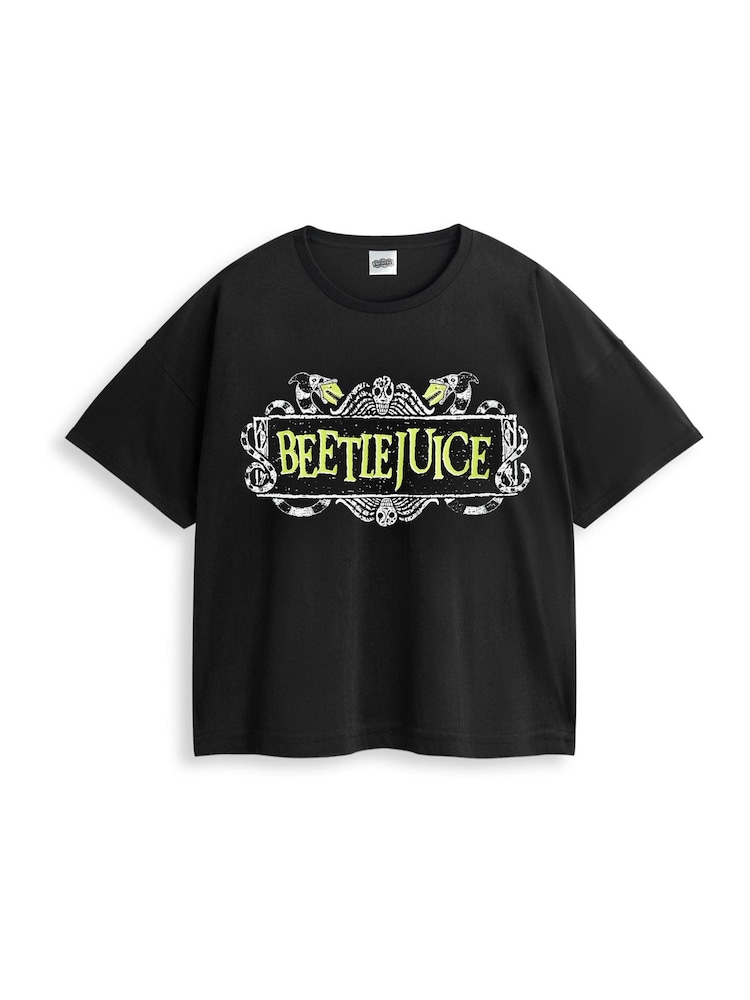 Vanilla Underground Black Beetlejuice Adult Pyjamas Set - Image 2 of 5