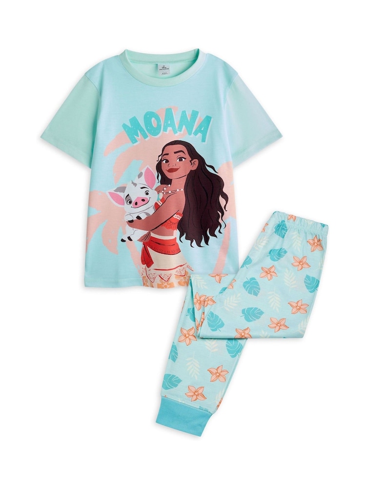 Vanilla Underground Blue Moana Girls Pyjamas Set - Image 2 of 7