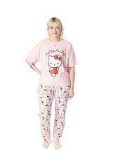 طقم من بيجامة بتصميم Hello Kitty للنساء من Vanilla Underground - صورة 1 من 6