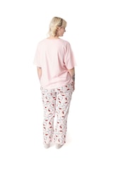 طقم من بيجامة بتصميم Hello Kitty للنساء من Vanilla Underground - صورة 2 من 6