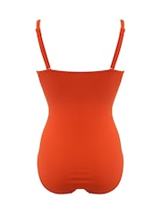Pour Moi Orange Santa Monica Removable Straps Tummy Control Swimsuit - Image 6 of 6