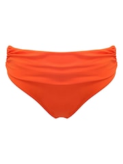 Pour Moi Orange Roll Top Free Spirit Bikini Briefs - Image 3 of 4