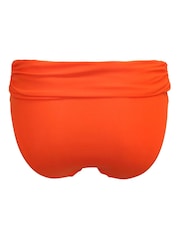 Pour Moi Orange Roll Top Free Spirit Bikini Briefs - Image 4 of 4