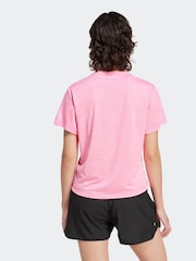 adidas Pink Own The Run T-Shirt - Image 2 of 6
