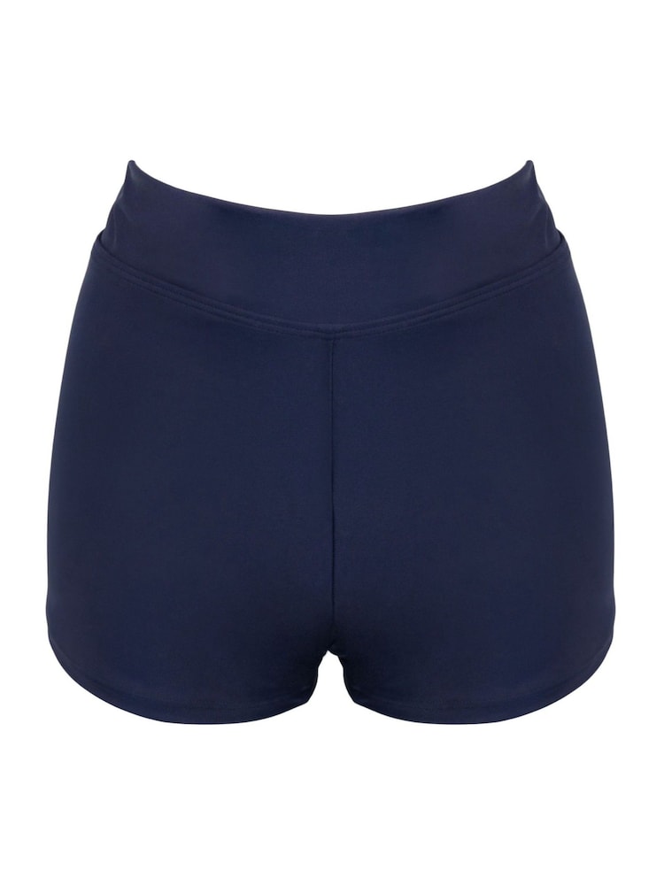 Pour Moi Blue Short Space Bikini Bottoms - Image 3 of 4