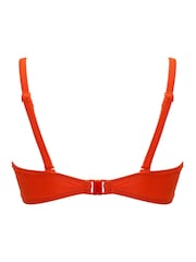 Pour Moi Orange Strapless Free Spirit Bikini Top - Image 4 of 4