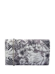 Ravel Black Clutch Bag with Chain - Image 1 of 4