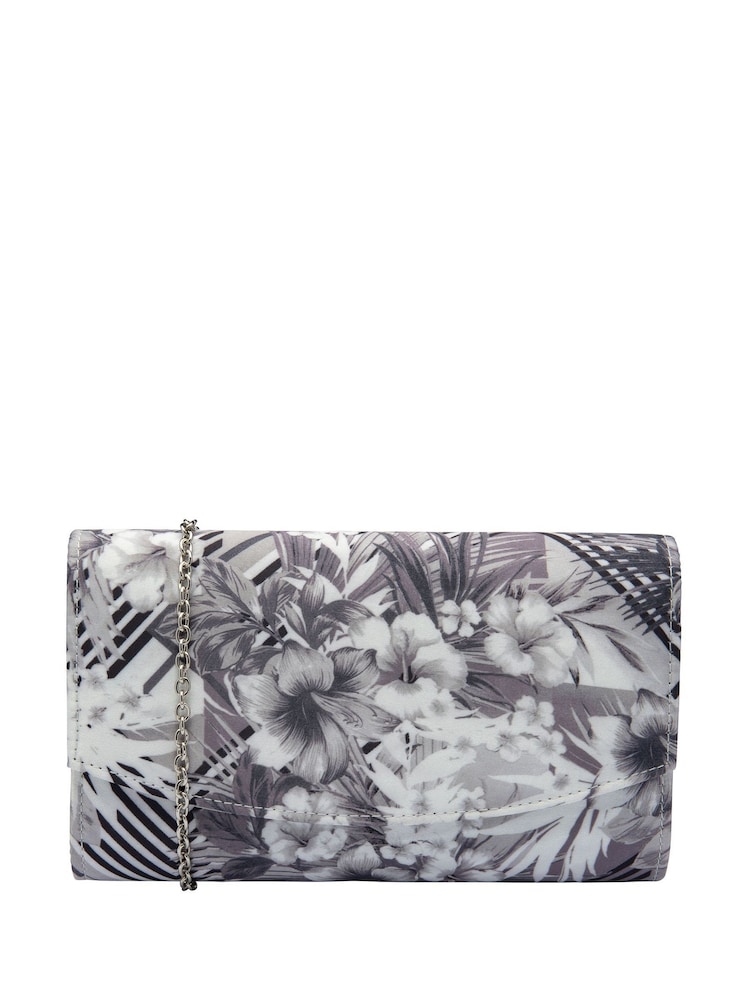 Ravel Black Clutch Bag with Chain - Image 1 of 4
