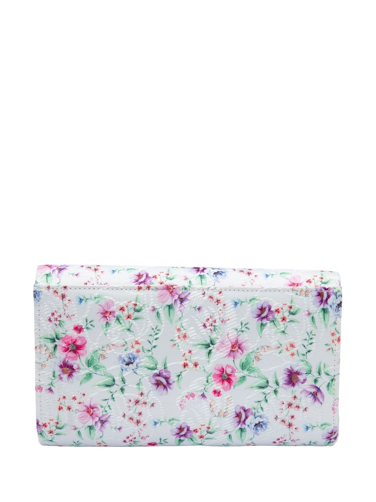 Ravel White Clutch Bag with Chain - Image 2 of 4