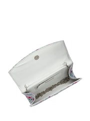 Ravel White Clutch Bag with Chain - Image 4 of 4