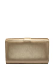Ravel Gold Clutch Bag with Chain - Image 2 of 4