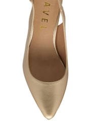 Ravel Gold Slingback Court Shoes - Image 4 of 4