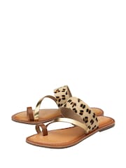 Ravel de couro com biqueira Sandals - Imagem 2 de 4