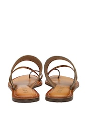 Ravel de couro com biqueira Sandals - Imagem 3 de 4