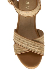 Ravel Natural Open-Toe Platform Sandals - Image 5 of 5
