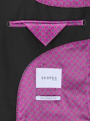 Черный - Костюмный пиджак зауженного кроя Skopes Farnham - Изображение 5 из 5