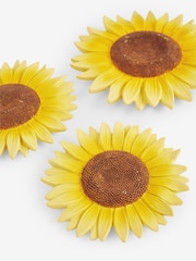 Set of 3 Yellow Sunflowers Wall Plaques - Image 4 of 5