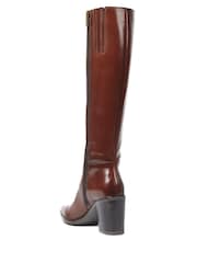 Jones Bootmaker Cagliari Wide Calf Fit Knee High Black Boots - Image 3 of 5