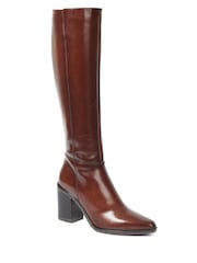 Jones Bootmaker Cagliari Wide Calf Fit Knee High Black Boots - Image 1 of 5