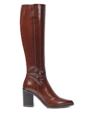 Jones Bootmaker Cagliari Wide Calf Fit Knee High Black Boots - Image 2 of 5