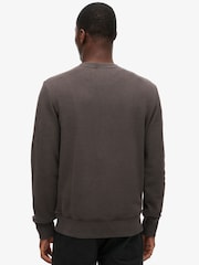 Superdry Brown Workwear Applique 100% Cotton Sweatshirt - Image 2 of 6