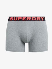 Superdry Grey Boxers 3 Pack - Image 4 of 4