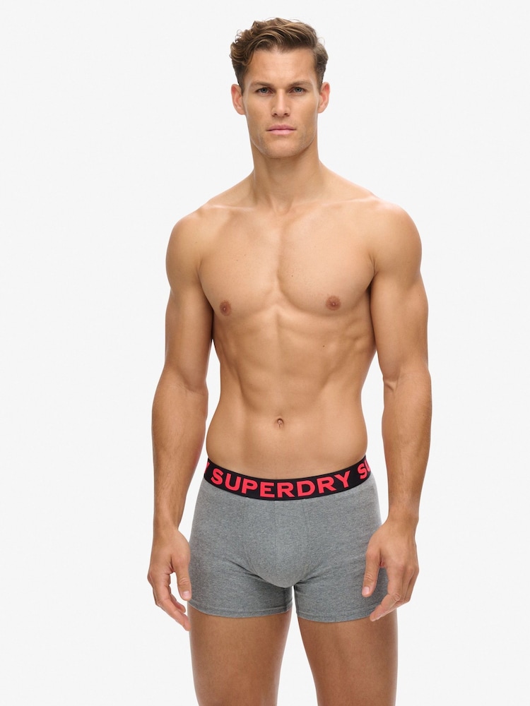Superdry Grey Boxers 3 Pack - Image 7 of 7 Superdry Grey Boxers 3 Pack - Image 7 of 7