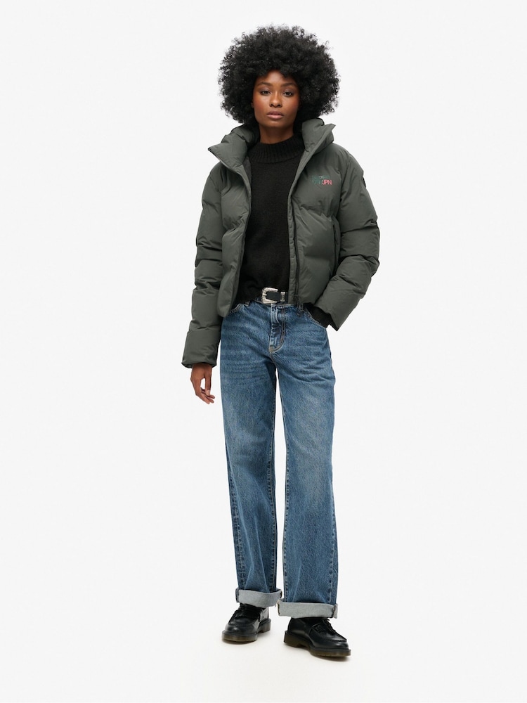 Chaqueta acolchada de corte recto con capucha de Superdry - Imagen 2 de 2 Chaqueta acolchada de corte recto con capucha de Superdry - Imagen 2 de 2